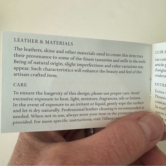 NIB TIFFANY & CO. Color Block Cosmetic Case Make Up Pencil Case Blue & White - Picture 16 of 16